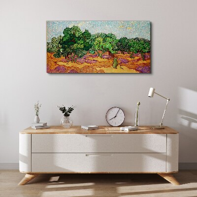 Tablou canvas Măsline la soare
