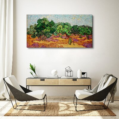 Tablou canvas Măsline la soare