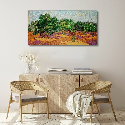Tablou canvas Măsline la soare