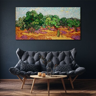 Tablou canvas Măsline la soare