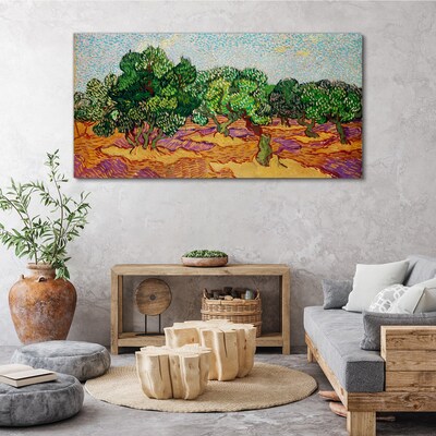 Tablou canvas Măsline la soare