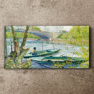 Tablou canvas Un peisaj liniștit lângă apă