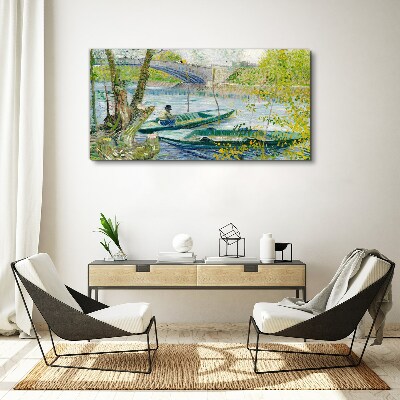 Tablou canvas Un peisaj liniștit lângă apă