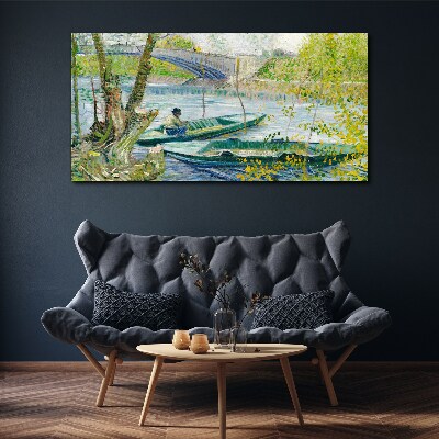 Tablou canvas Un peisaj liniștit lângă apă