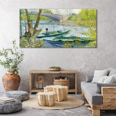 Tablou canvas Un peisaj liniștit lângă apă