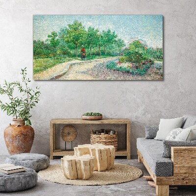 Tablou canvas Plimbare de vară în grădină