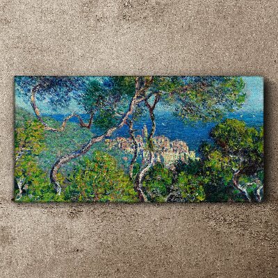Tablou canvas Peisaj mediteranean cu copaci