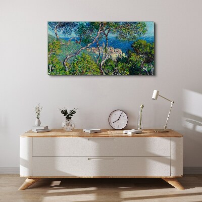Tablou canvas Peisaj mediteranean cu copaci