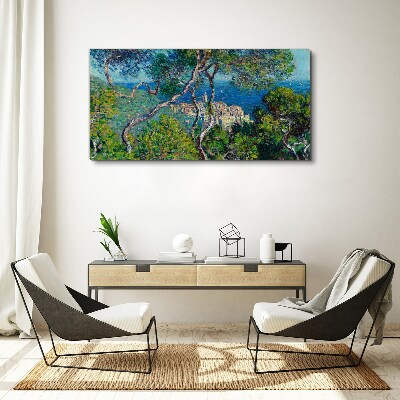 Tablou canvas Peisaj mediteranean cu copaci