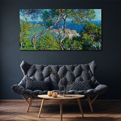 Tablou canvas Peisaj mediteranean cu copaci