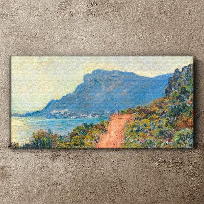 Tablou canvas O coastă liniștită în lumina dimineții