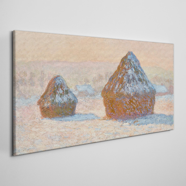 Tablou canvas Peisaj de iarnă cu zăpadă