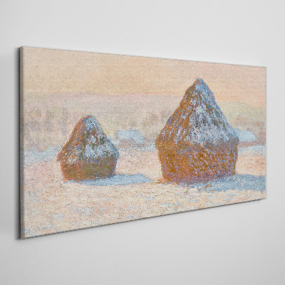 Tablou canvas Peisaj de iarnă cu zăpadă