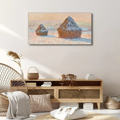 Tablou canvas Peisaj de iarnă cu zăpadă