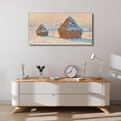 Tablou canvas Peisaj de iarnă cu zăpadă