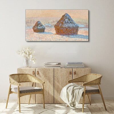 Tablou canvas Peisaj de iarnă cu zăpadă