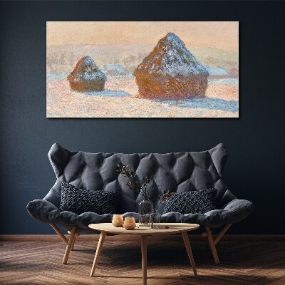 Tablou canvas Peisaj de iarnă cu zăpadă