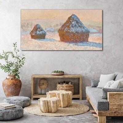 Tablou canvas Peisaj de iarnă cu zăpadă