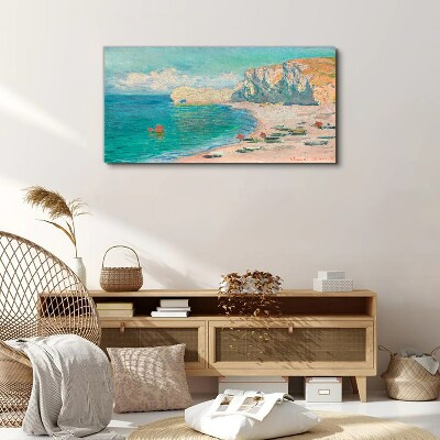 Tablou canvas Plaja în soarele Normandiei