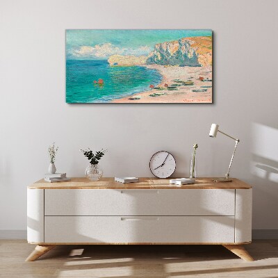 Tablou canvas Plaja în soarele Normandiei