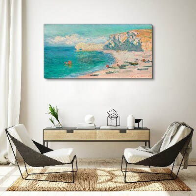 Tablou canvas Plaja în soarele Normandiei