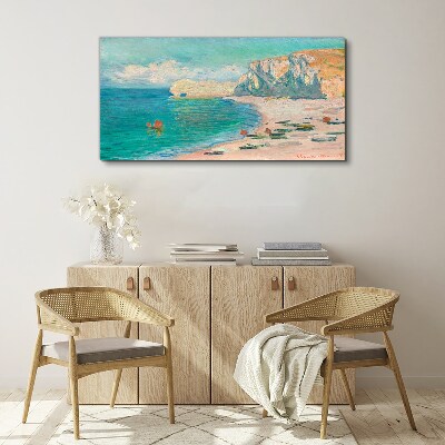 Tablou canvas Plaja în soarele Normandiei