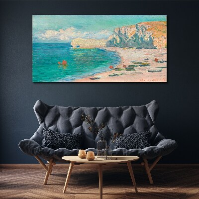 Tablou canvas Plaja în soarele Normandiei