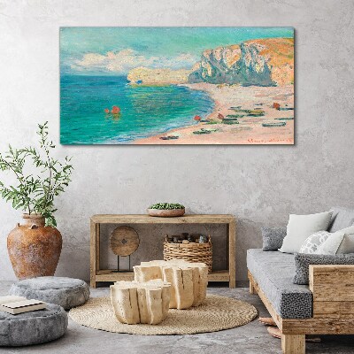 Tablou canvas Plaja în soarele Normandiei