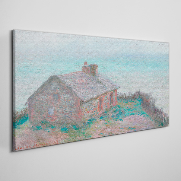 Tablou canvas Casă lângă mare