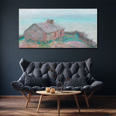 Tablou canvas Casă lângă mare
