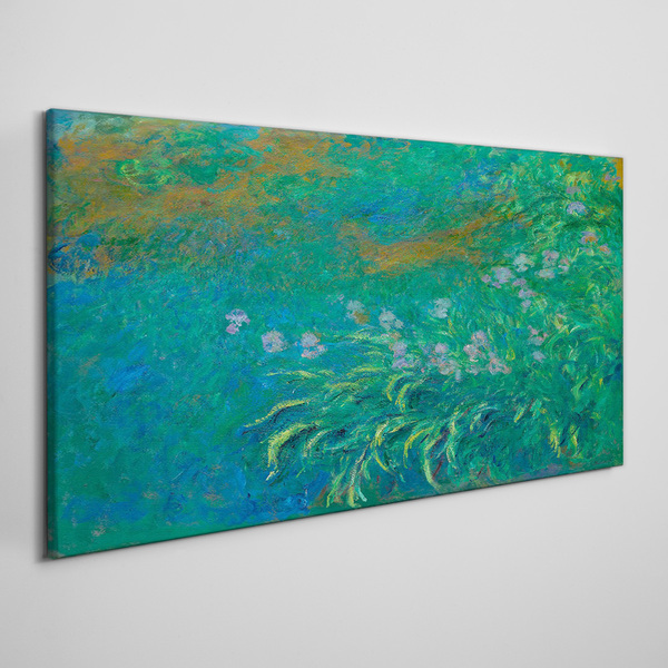 Tablou canvas Peisaj verde cu flori