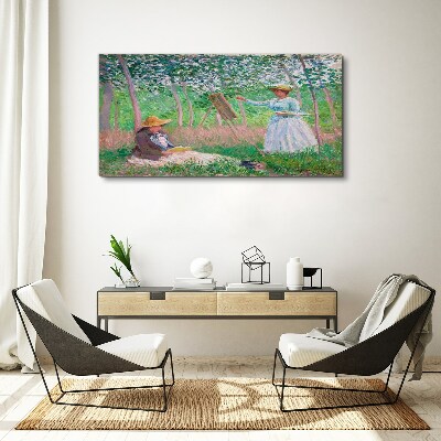 Tablou canvas Pictură de vară în aer liber