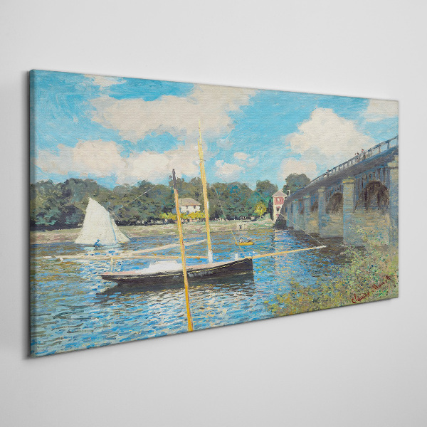 Tablou canvas Un port liniștit într-o zi însorită