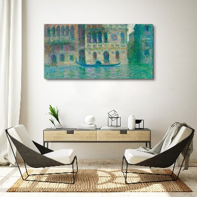 Tablou canvas Veneția Palatul lui Dario Monet