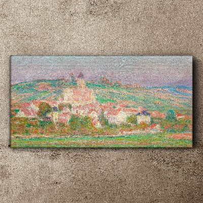 Tablou canvas Vetheuil Sunset Monet