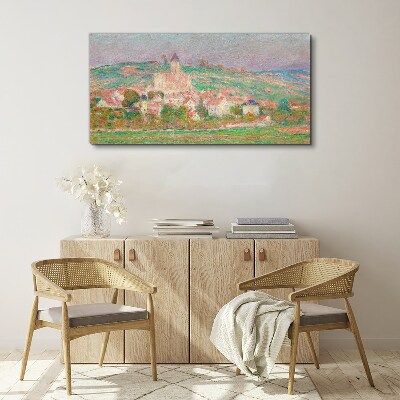 Tablou canvas Vetheuil Sunset Monet