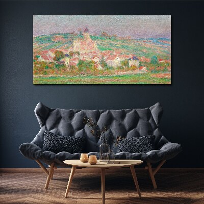 Tablou canvas Vetheuil Sunset Monet