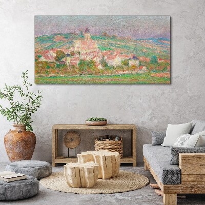 Tablou canvas Vetheuil Sunset Monet