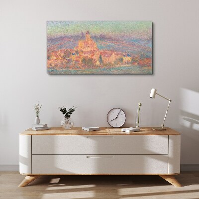Tablou canvas Peisaj cețos cu un castel