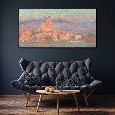 Tablou canvas Peisaj cețos cu un castel