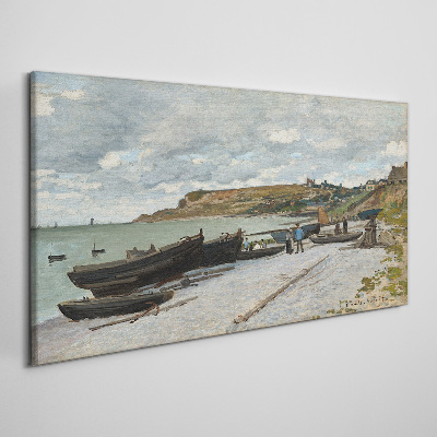 Tablou canvas Un port liniștit într-o zi de vară