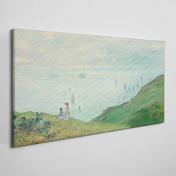 Tablou canvas Stânci la Pourville Monet