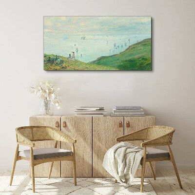 Tablou canvas Stânci la Pourville Monet