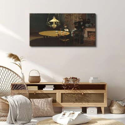 Tablou canvas Seara la masa