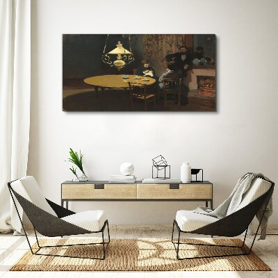 Tablou canvas Seara la masa