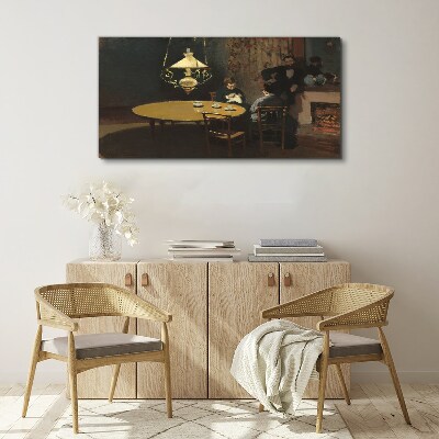 Tablou canvas Seara la masa