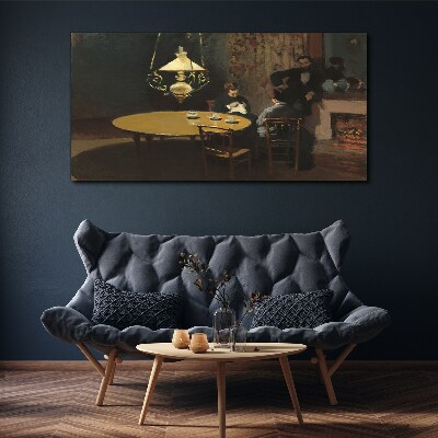 Tablou canvas Seara la masa