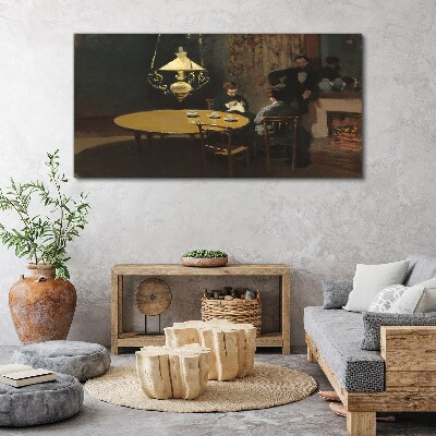 Tablou canvas Seara la masa
