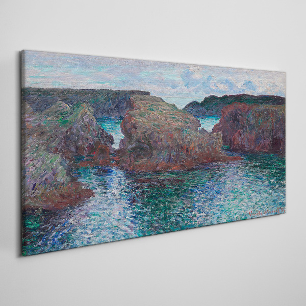 Tablou canvas Stânci de mare în lumina zilei