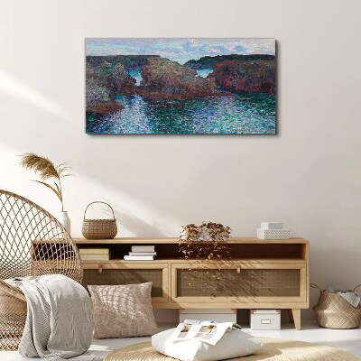 Tablou canvas Stânci de mare în lumina zilei